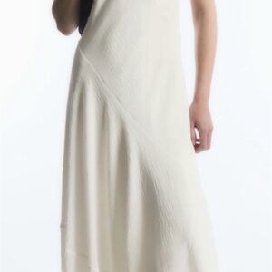 COS Cream Midi Dress